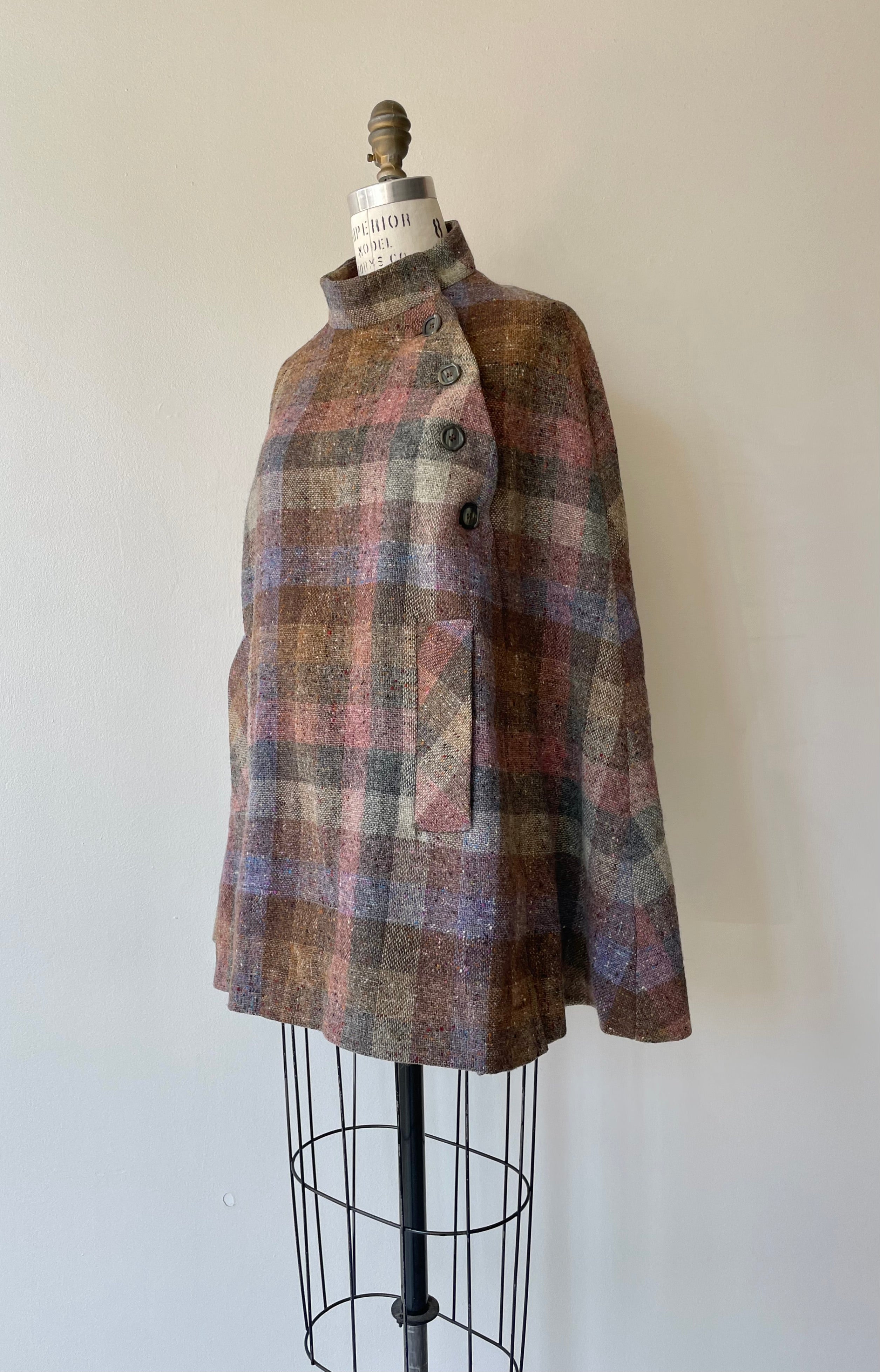 1960s Hourihan Tweed Cape