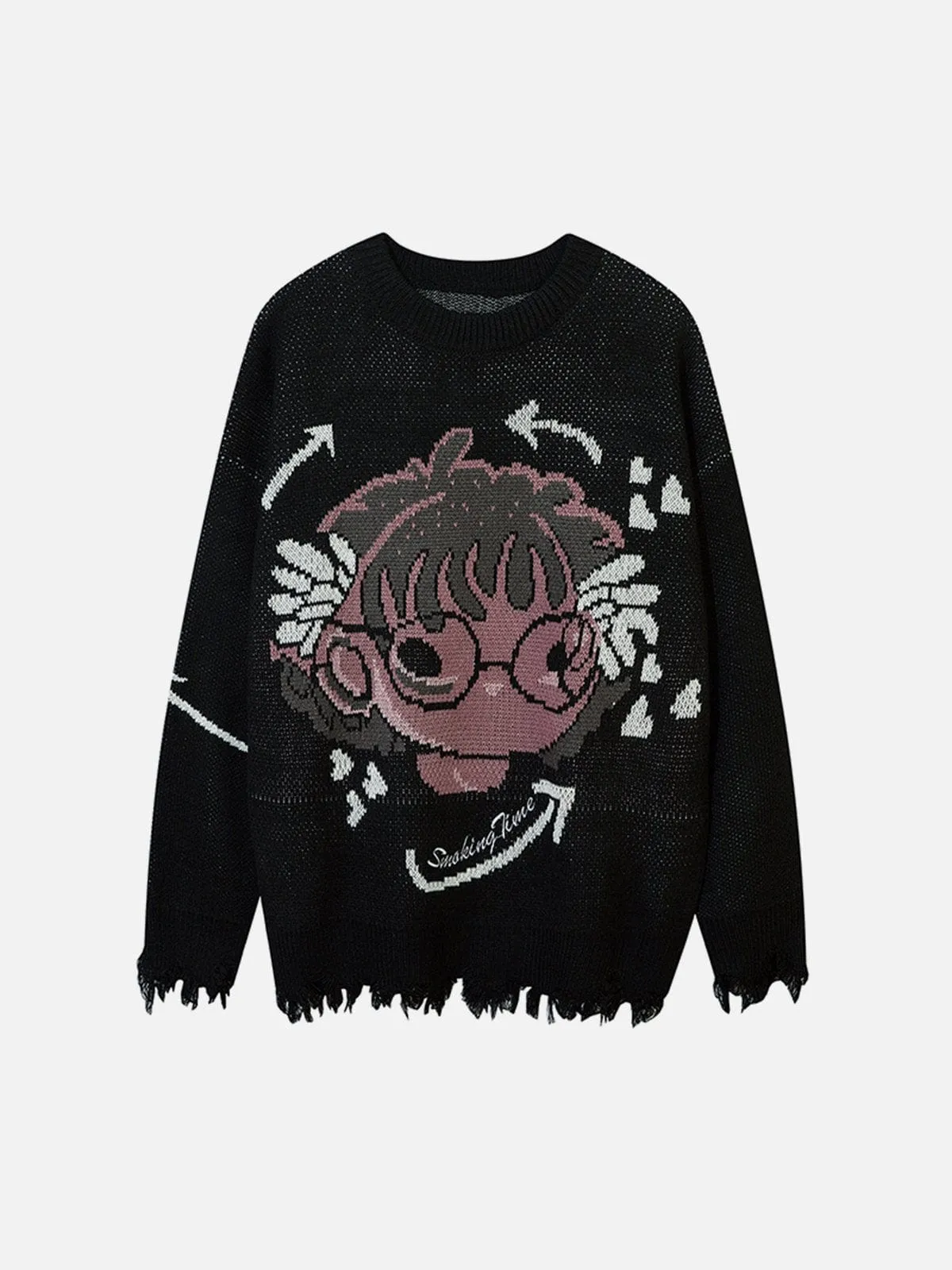 Anime Girl Knit Sweater