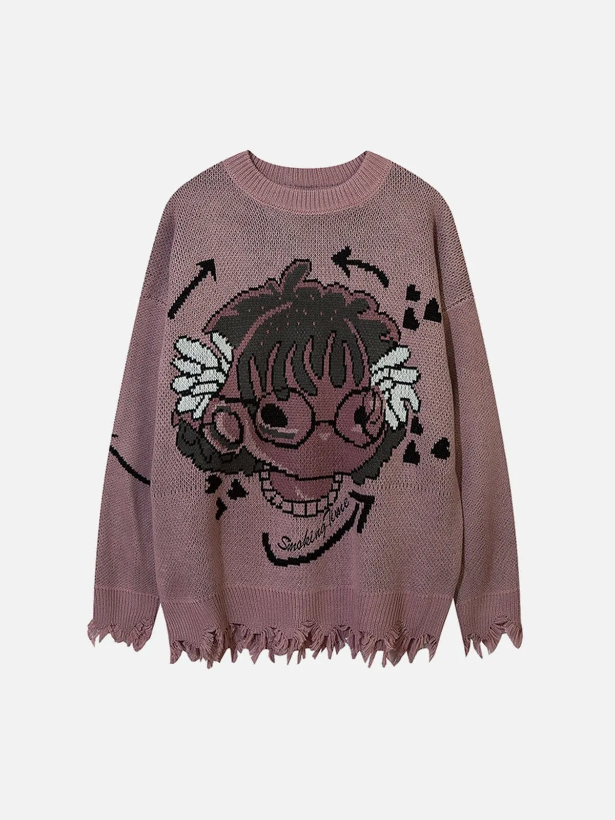 Anime Girl Knit Sweater