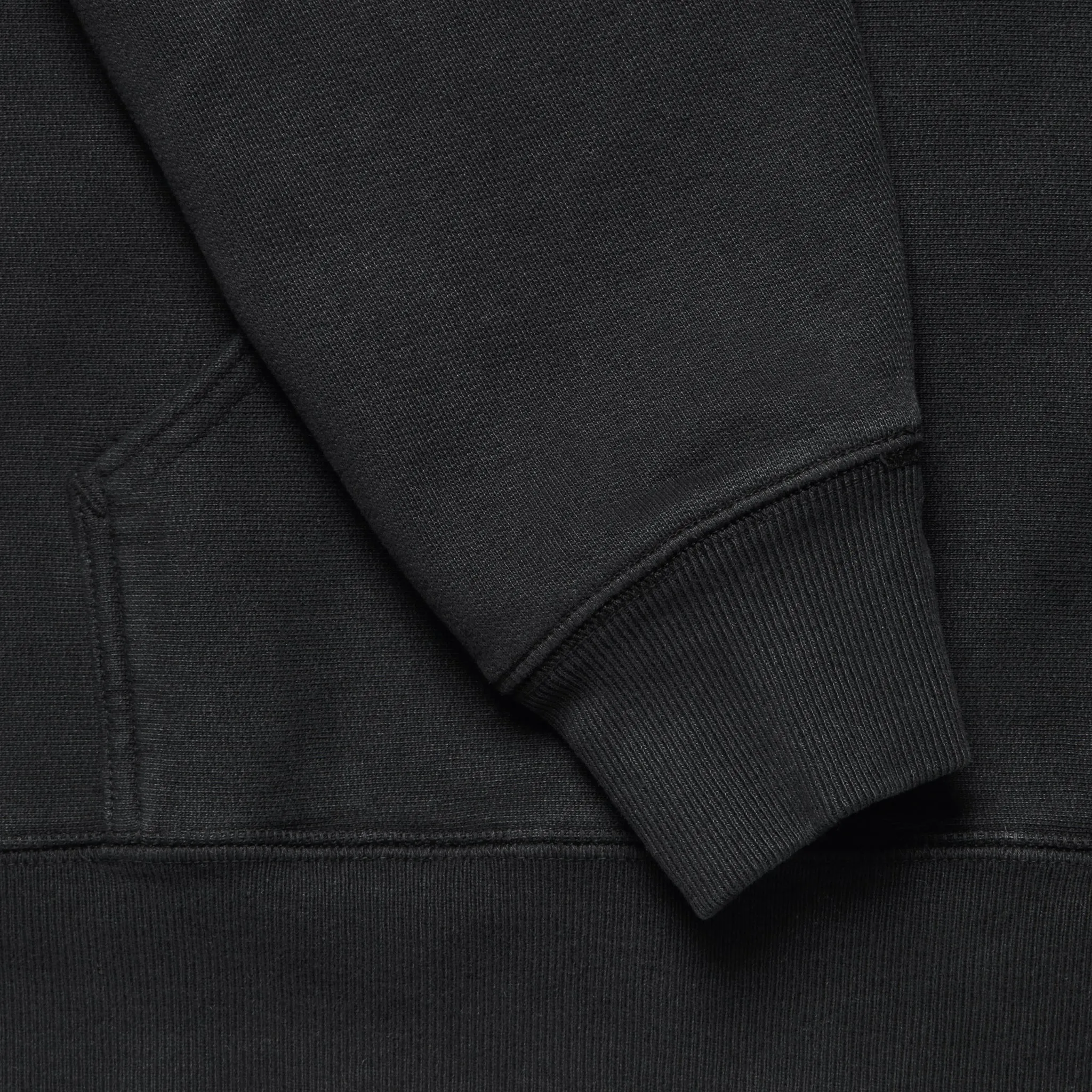 Arctic Knit Hoodie - Black