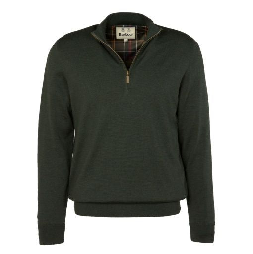 Barbour Gamlin Half-Zip Sweater - Olive