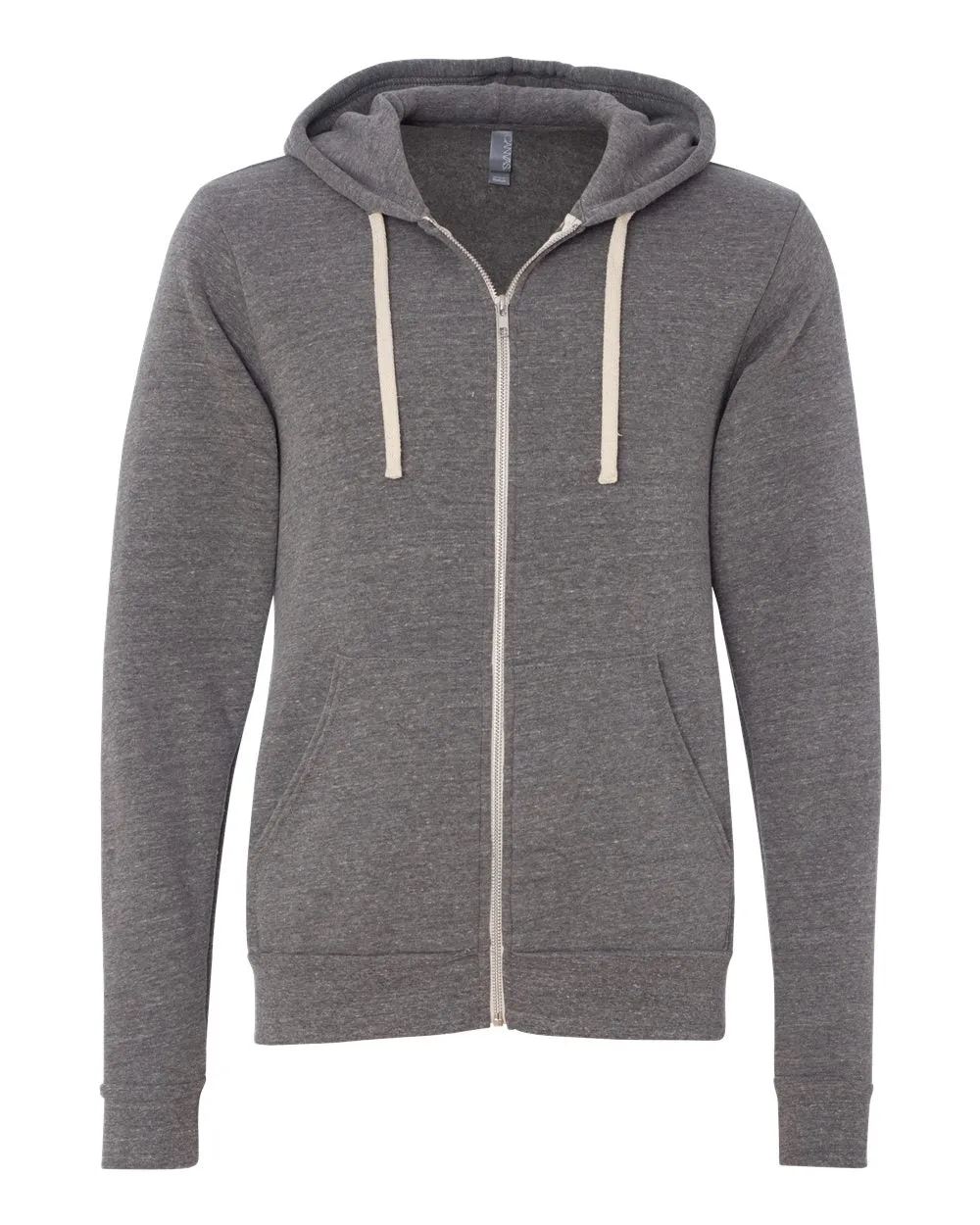 BELLA + CANVAS Tri-Blend Fleece Full-Zip Hoodie