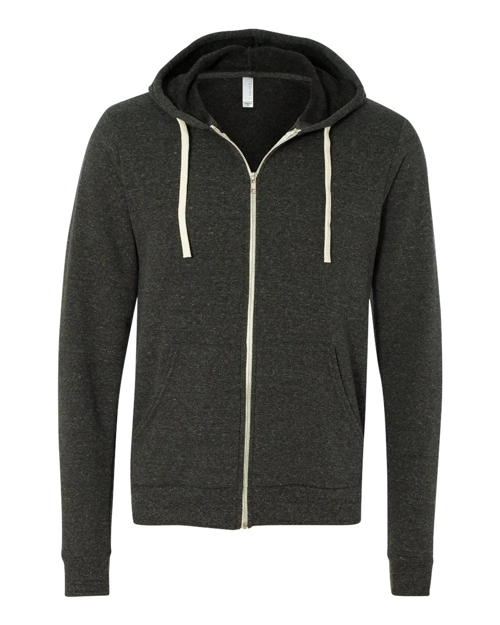 BELLA + CANVAS Tri-Blend Fleece Full-Zip Hoodie