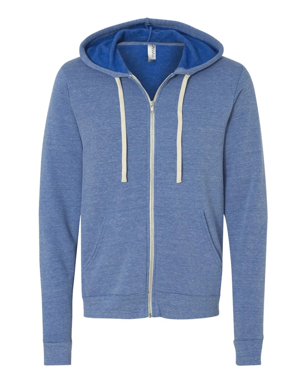 BELLA + CANVAS Tri-Blend Fleece Full-Zip Hoodie