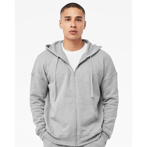 BELLA + CANVAS Unisex Sponge Fleece Full-Zip Hoodie