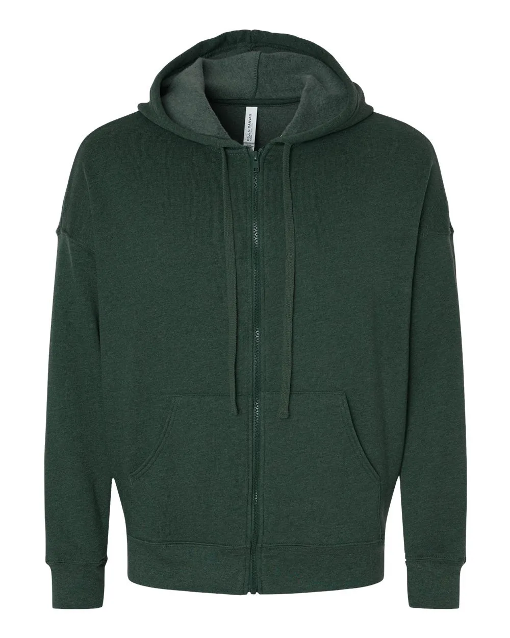 BELLA + CANVAS Unisex Sponge Fleece Full-Zip Hoodie