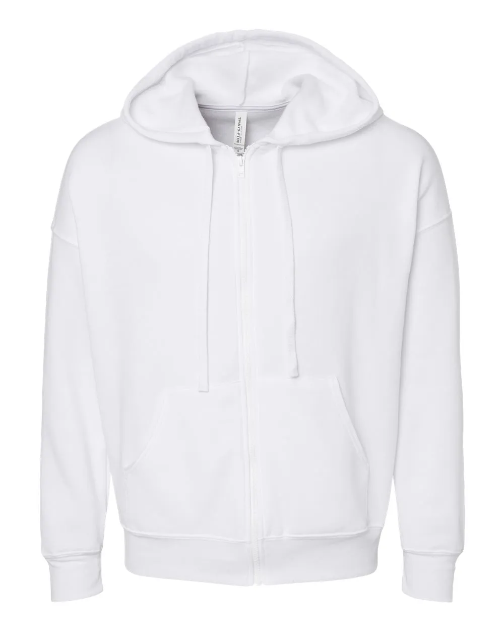 BELLA + CANVAS Unisex Sponge Fleece Full-Zip Hoodie