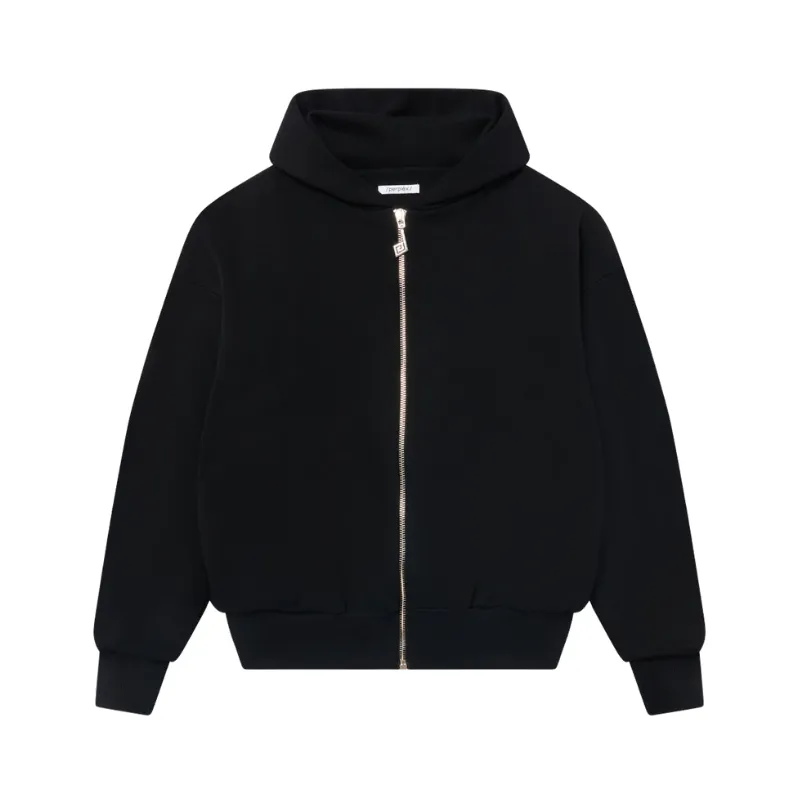 Black Zip Hoodie perplex