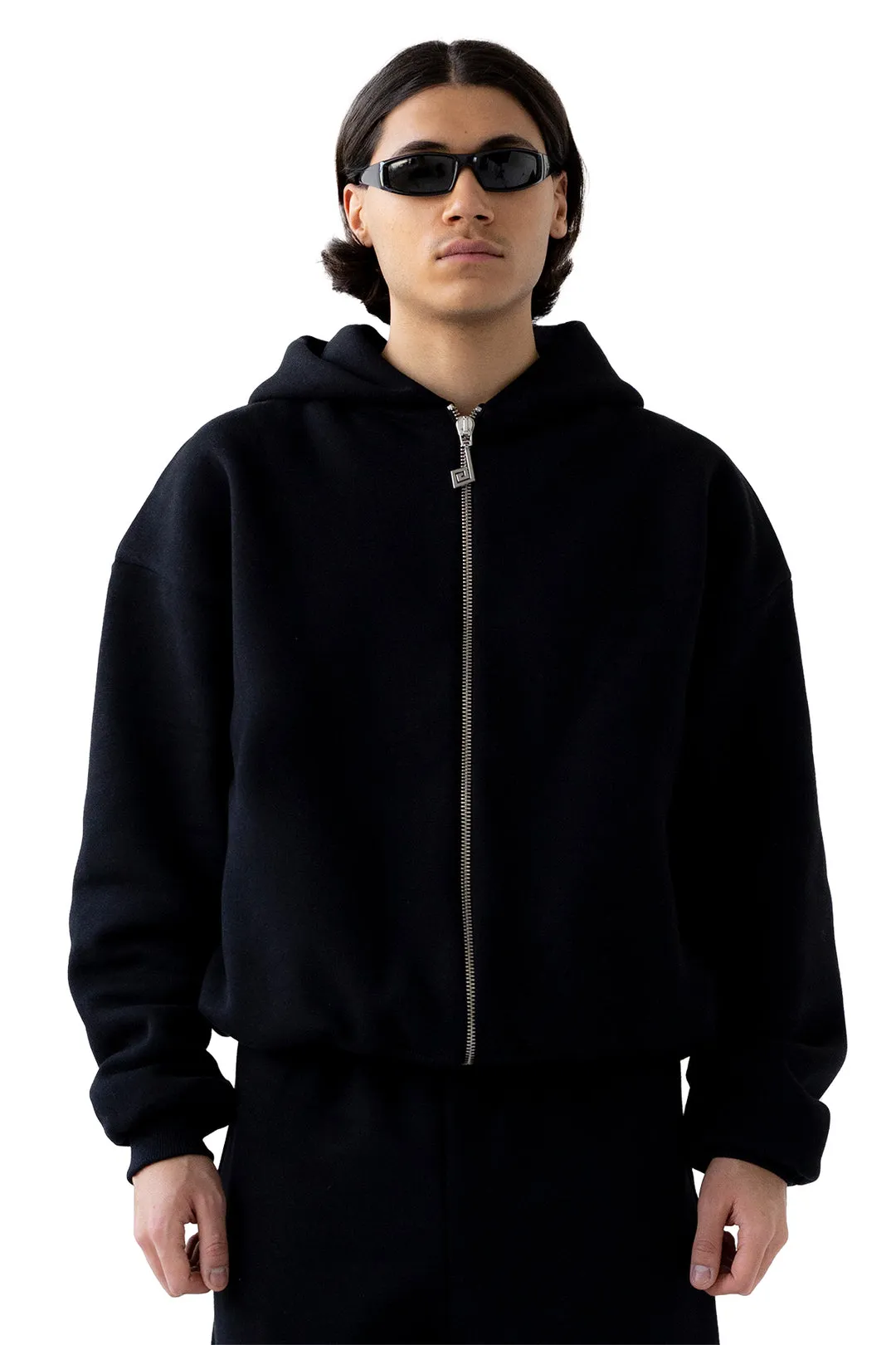 Black Zip Hoodie perplex