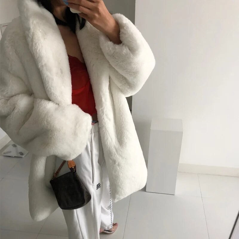 BLAIRE FAUX FUR COAT