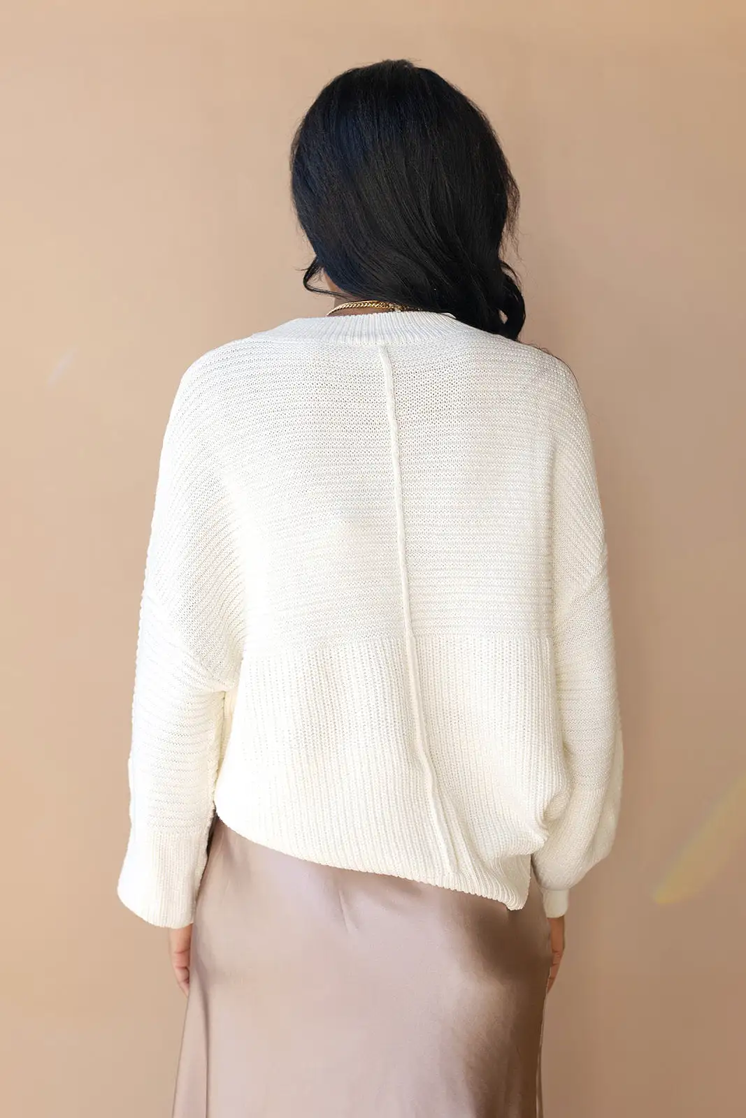 callie ribbed knit sweater