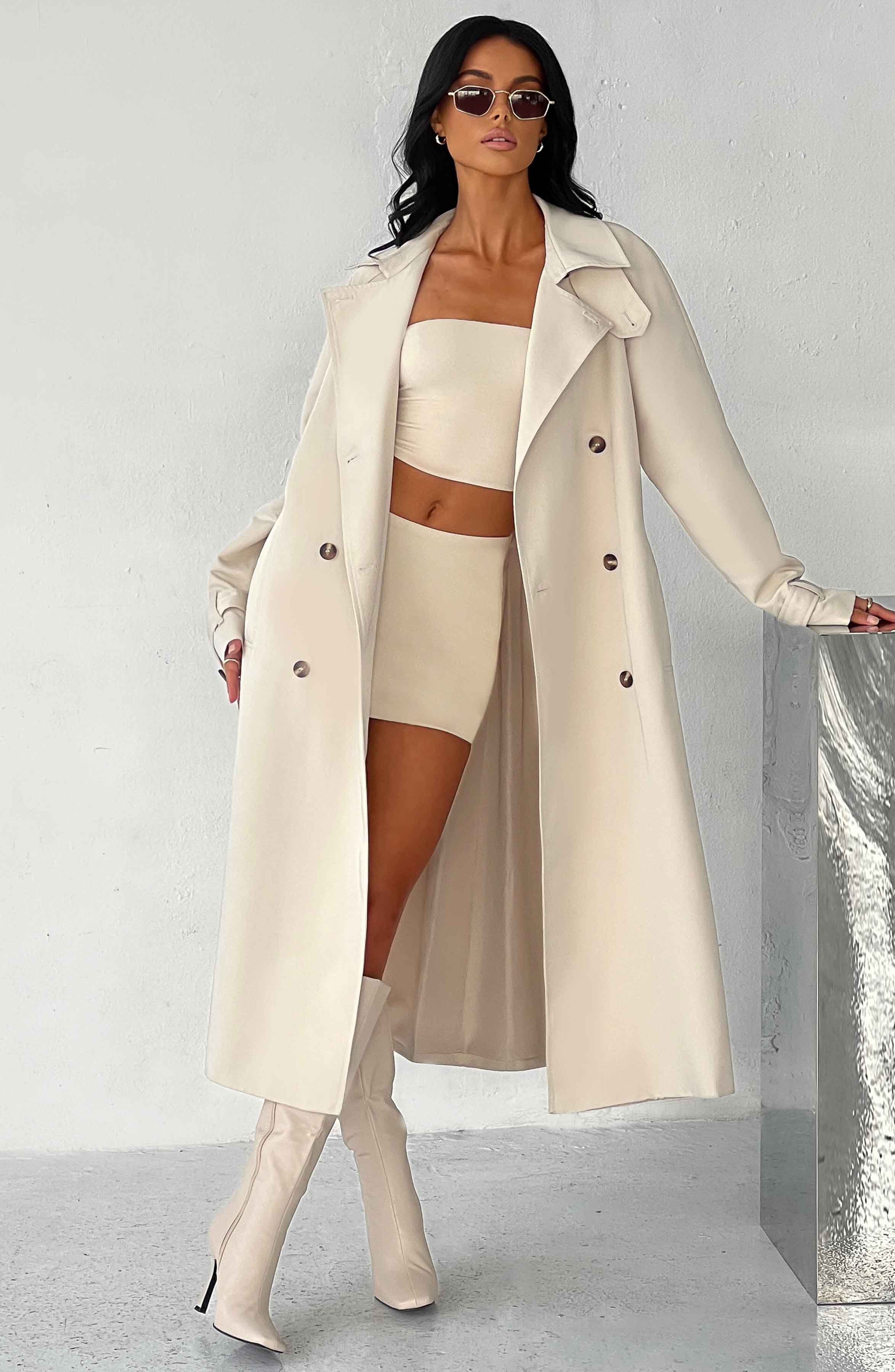 Camila Trench Coat - Sand