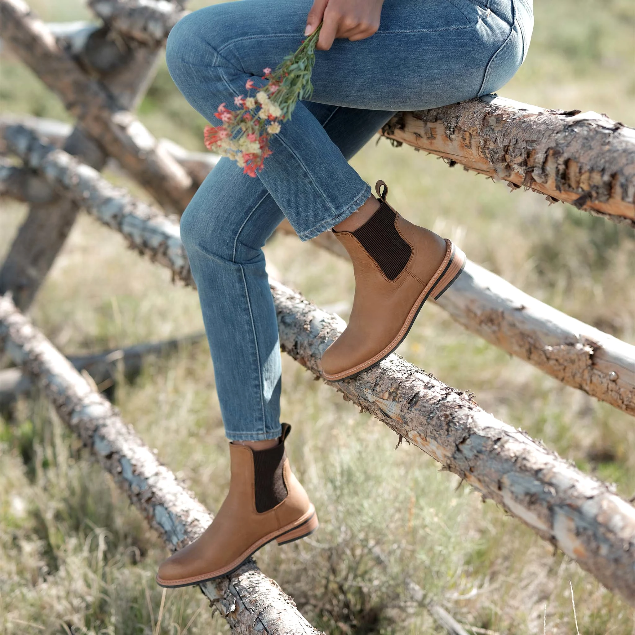 Carmen Chelsea Boot Almond