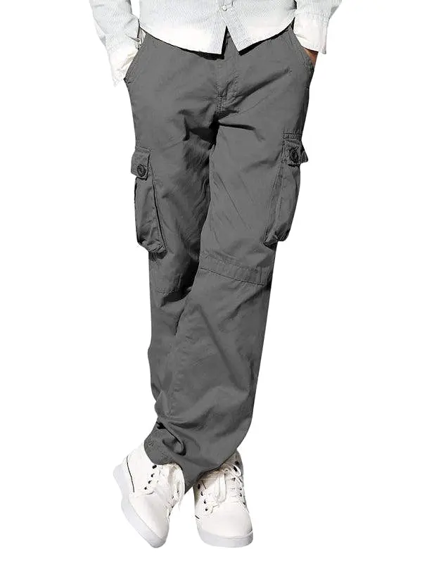 Casual Straight Loose Men Cargo Pants