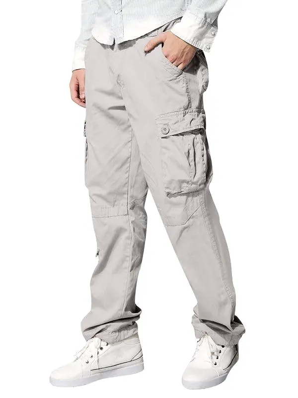 Casual Straight Loose Men Cargo Pants