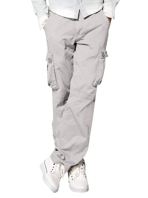 Casual Straight Loose Men Cargo Pants