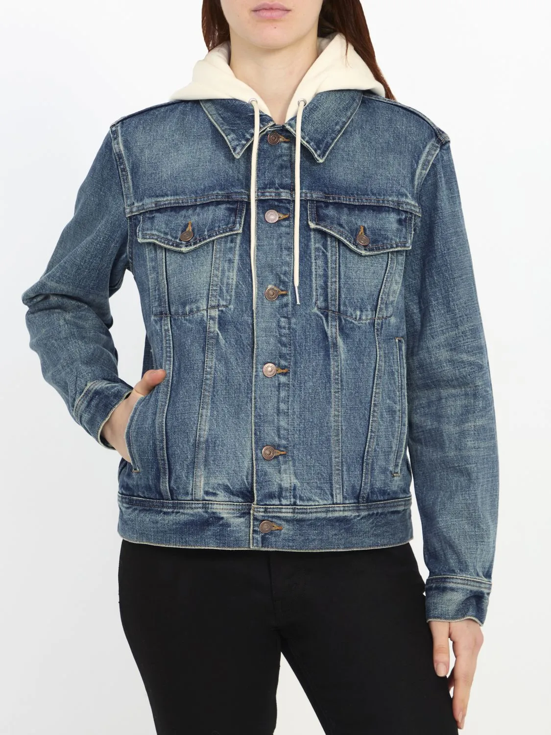 CELINE Classic Cotton Denim Jacket