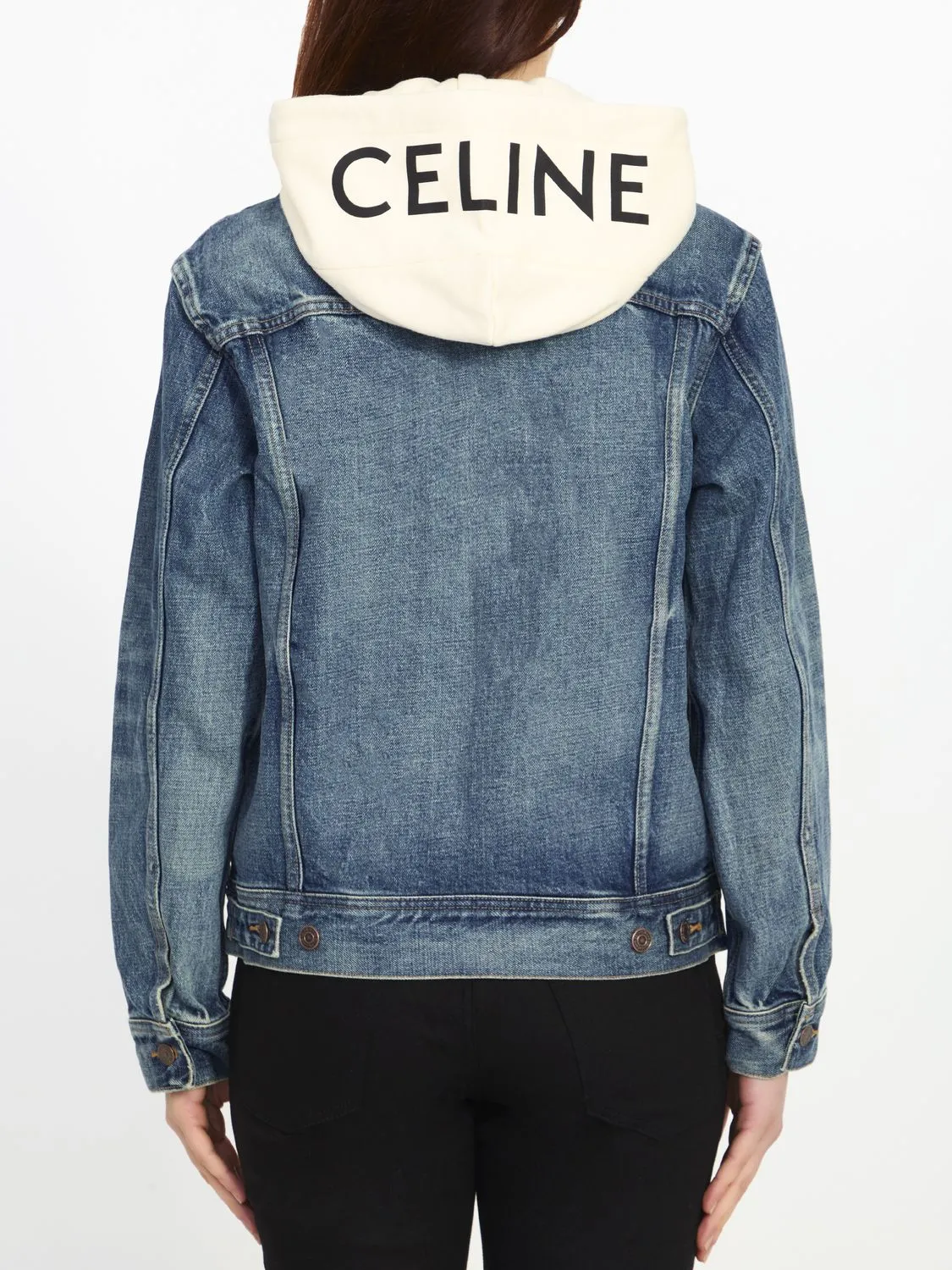 CELINE Classic Cotton Denim Jacket