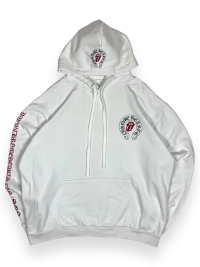 Chrome Hearts Rolling Stones White Hoodie