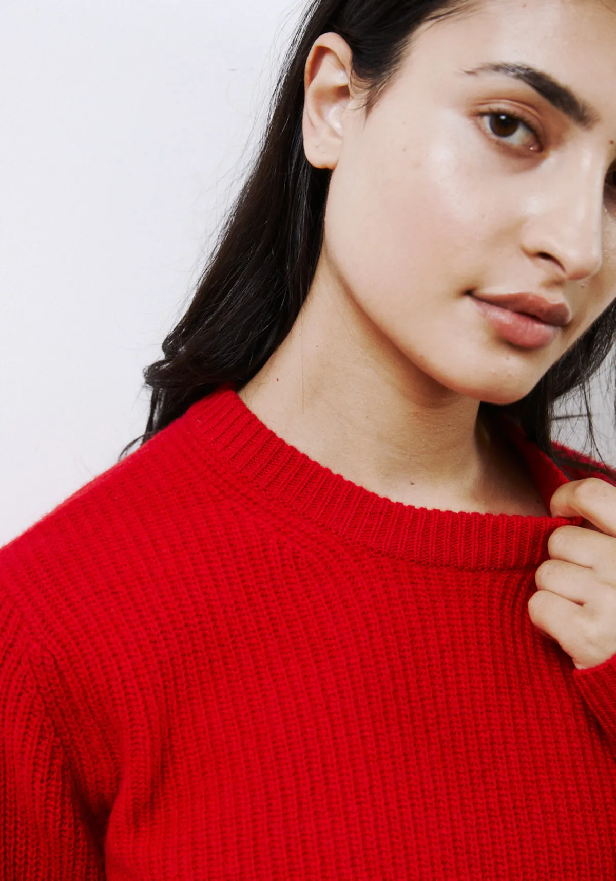 Como Knit Sweater - Red