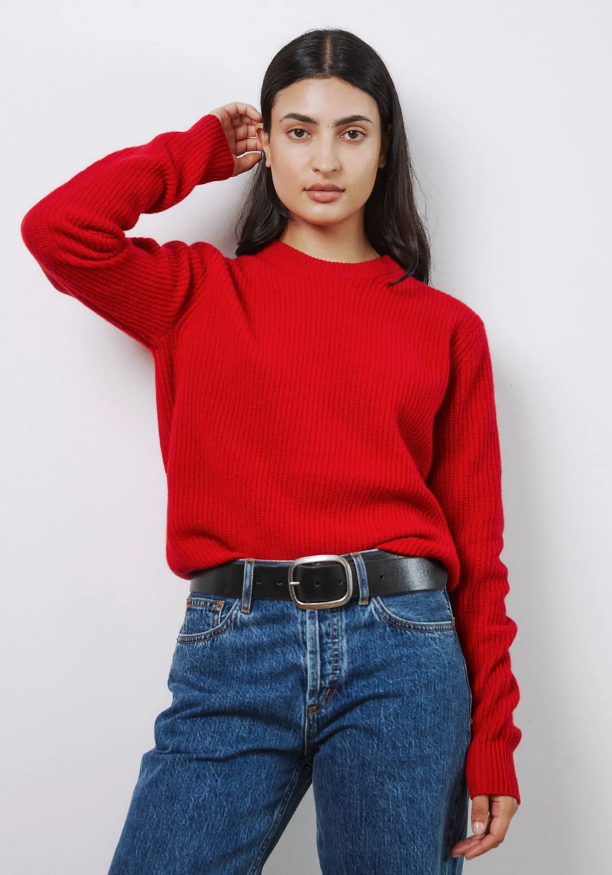 Como Knit Sweater - Red