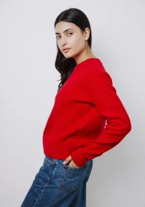 Como Knit Sweater - Red