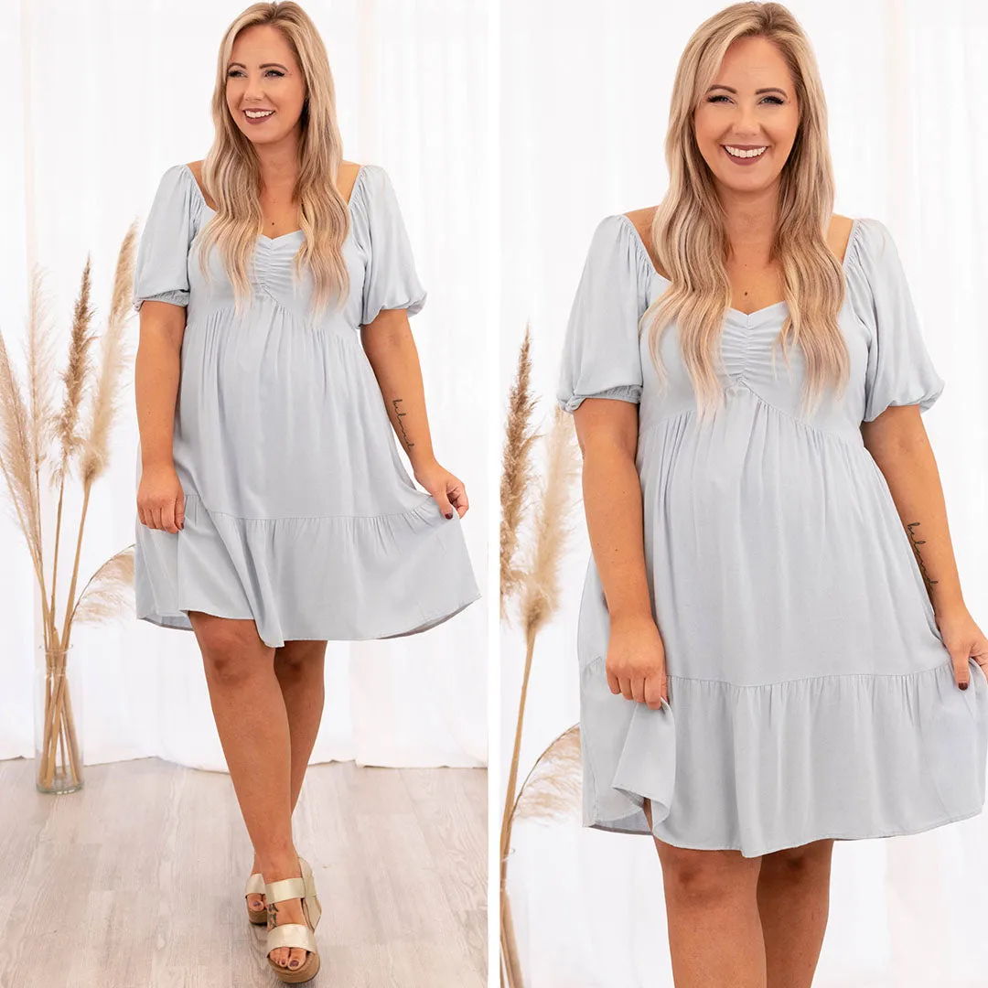 Cruise The Coast Dress, Light Blue