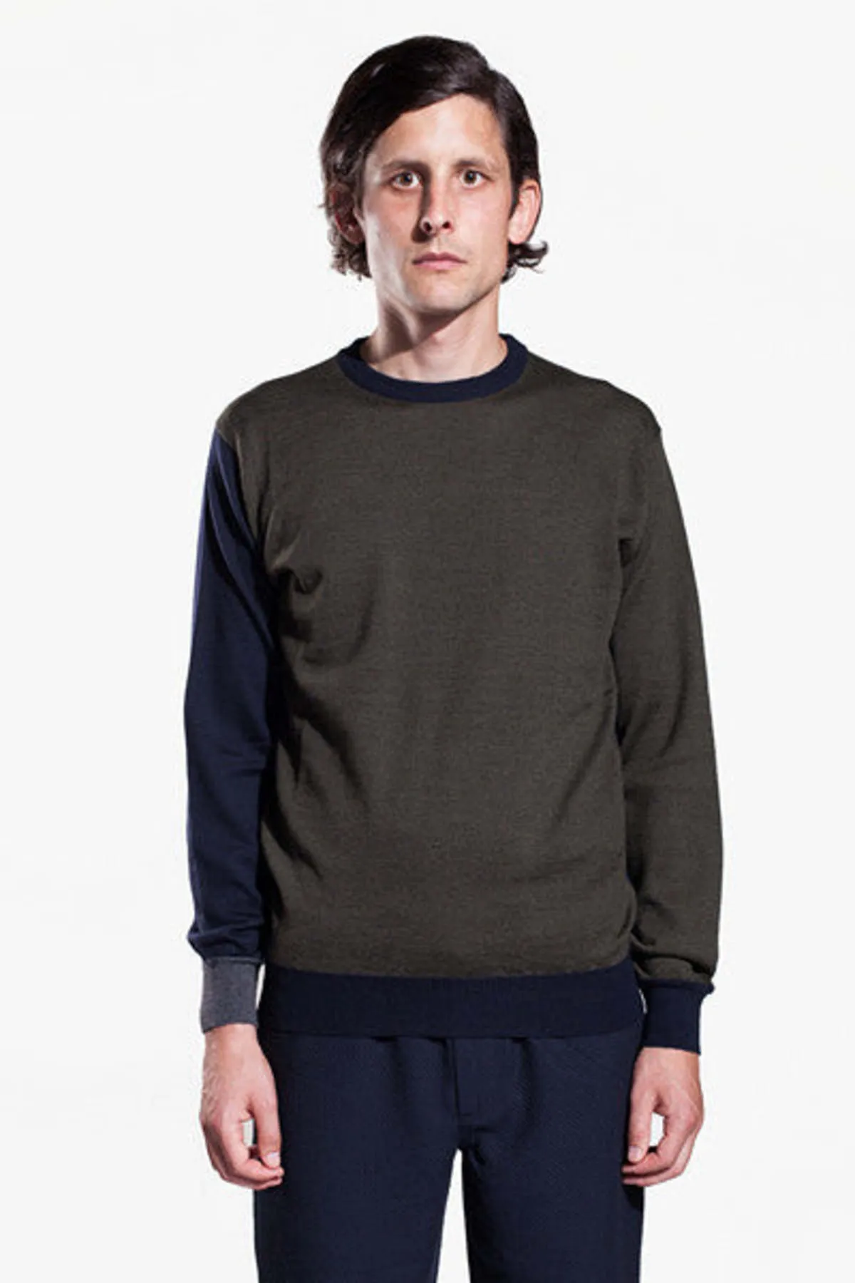 Diver Merino Sweater - Moss