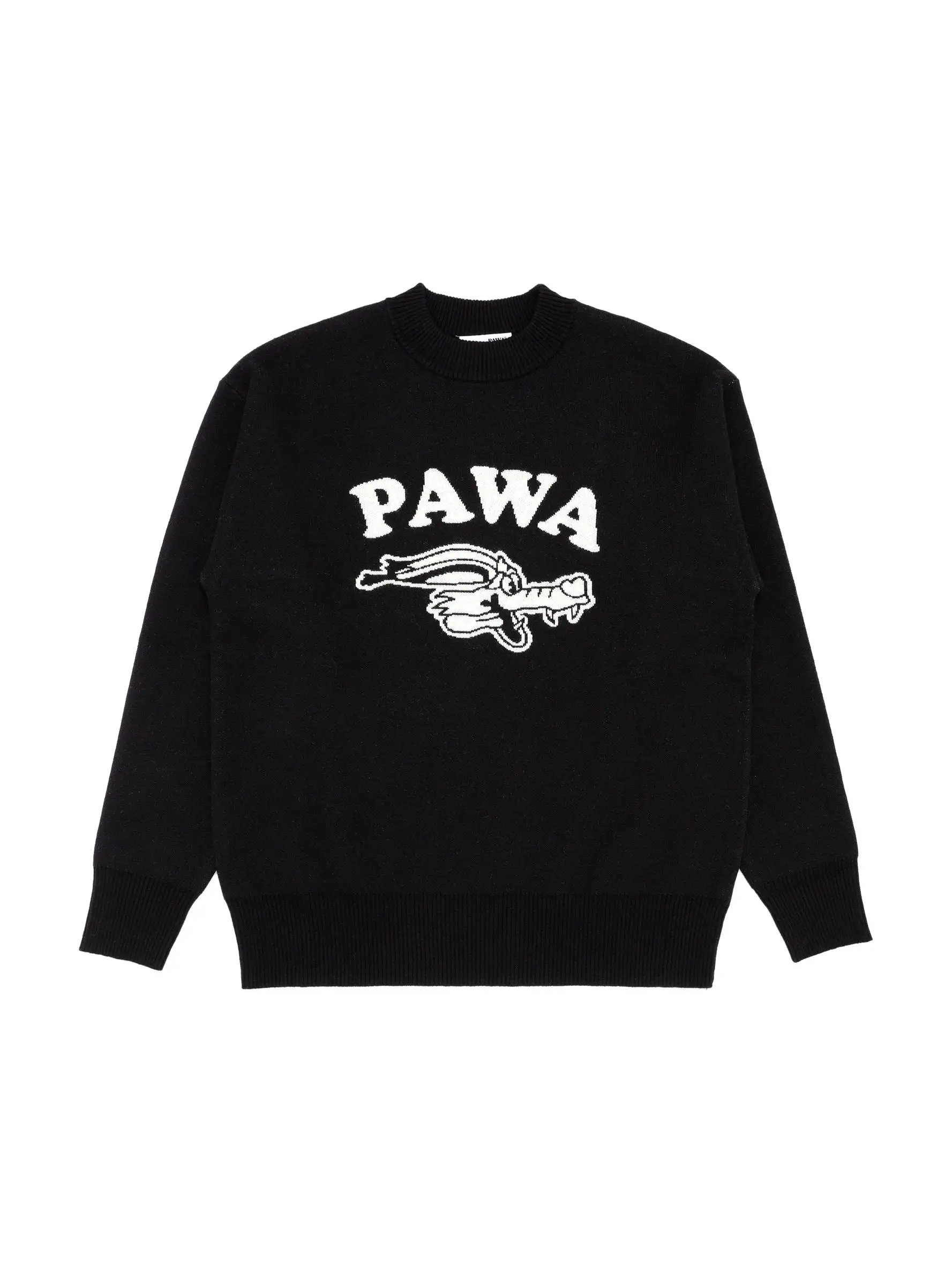 Doggo Knit Sweater Black