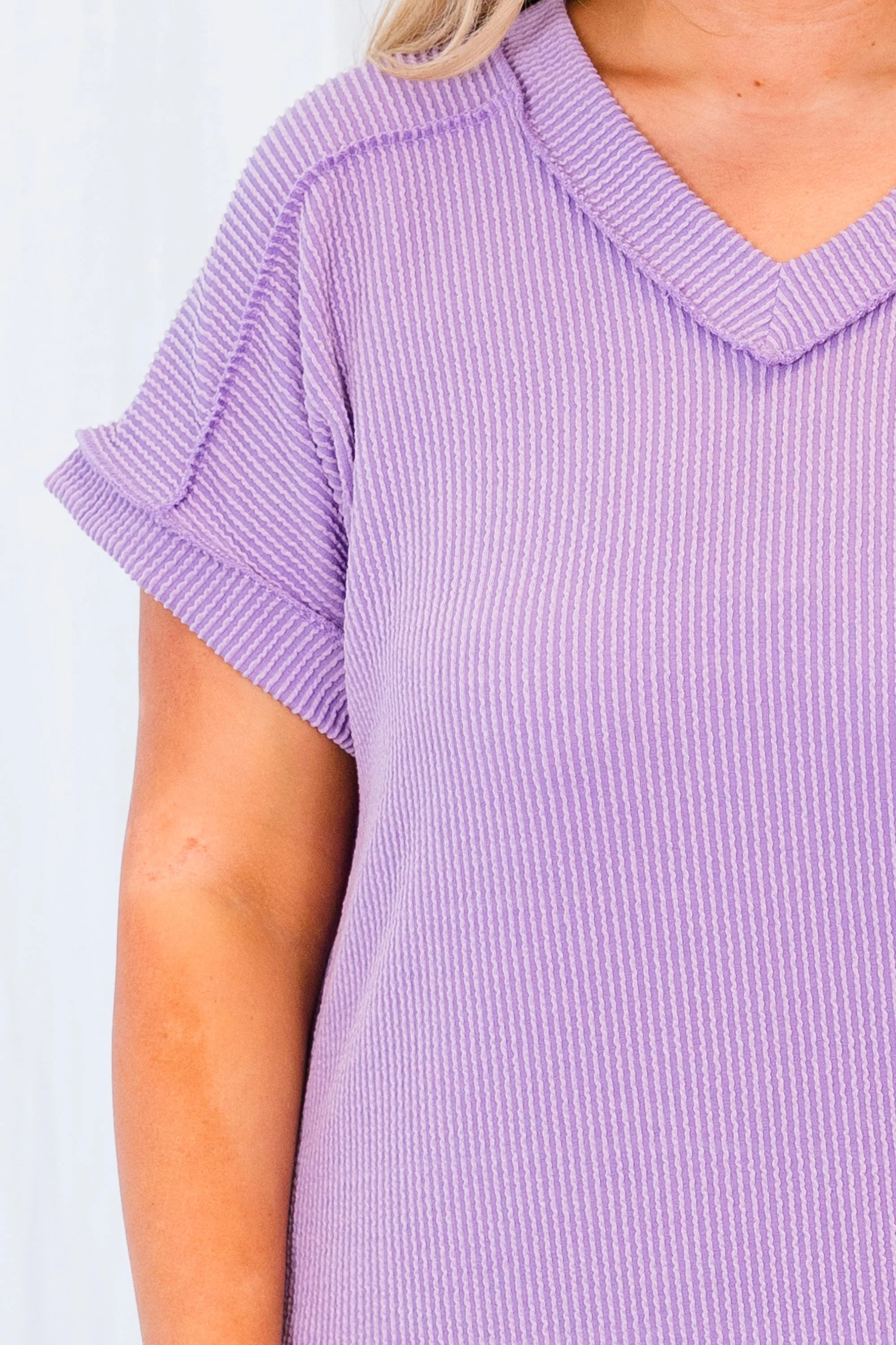 Easy Breezy Tee Dress, Lavender