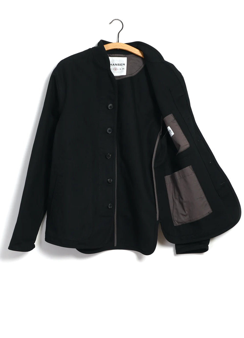 Erling, Refined Work Jacket, Black Canvas