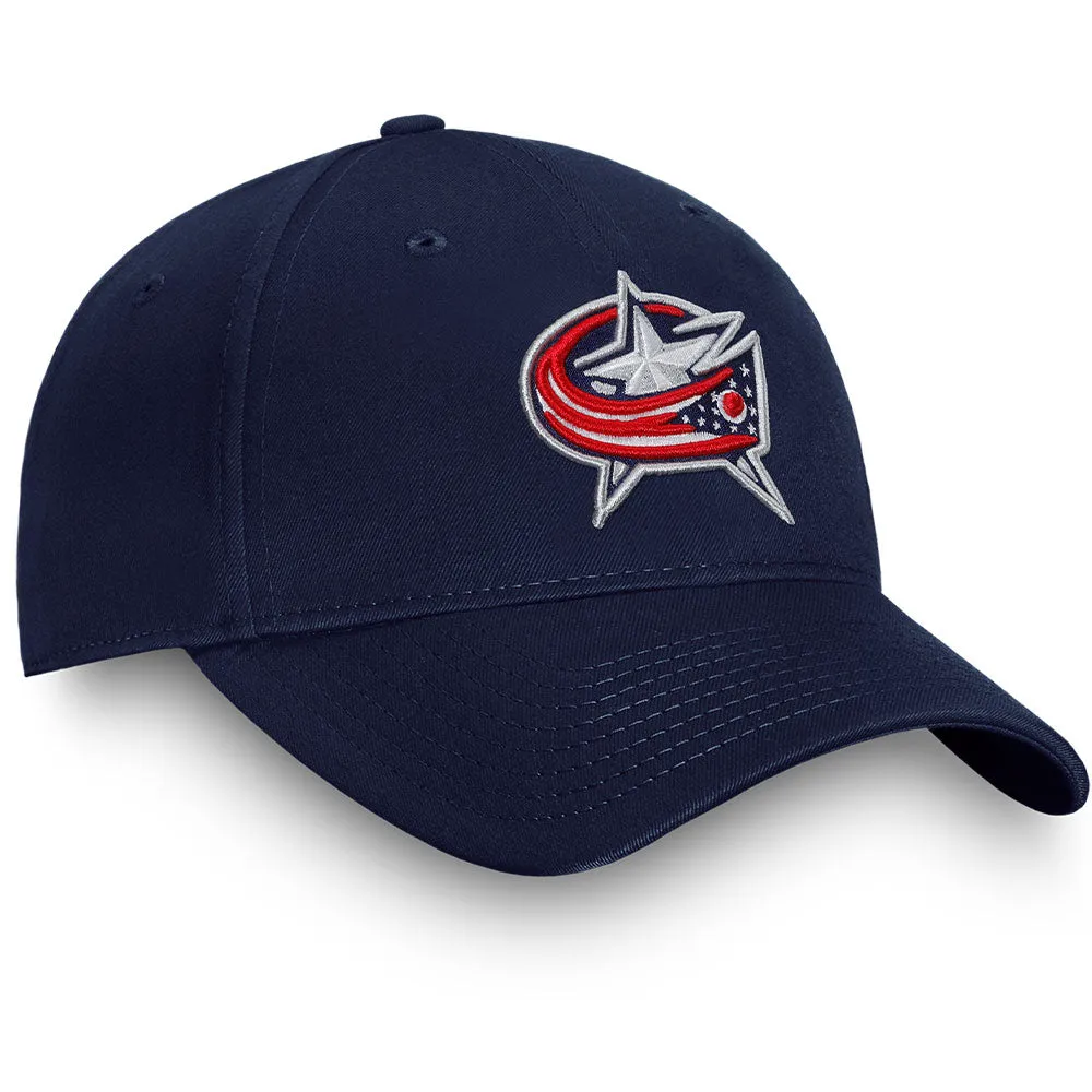 FANATICS COLUMBUS BLUE JACKETS PRIMARY LOGO SNAPBACK HAT