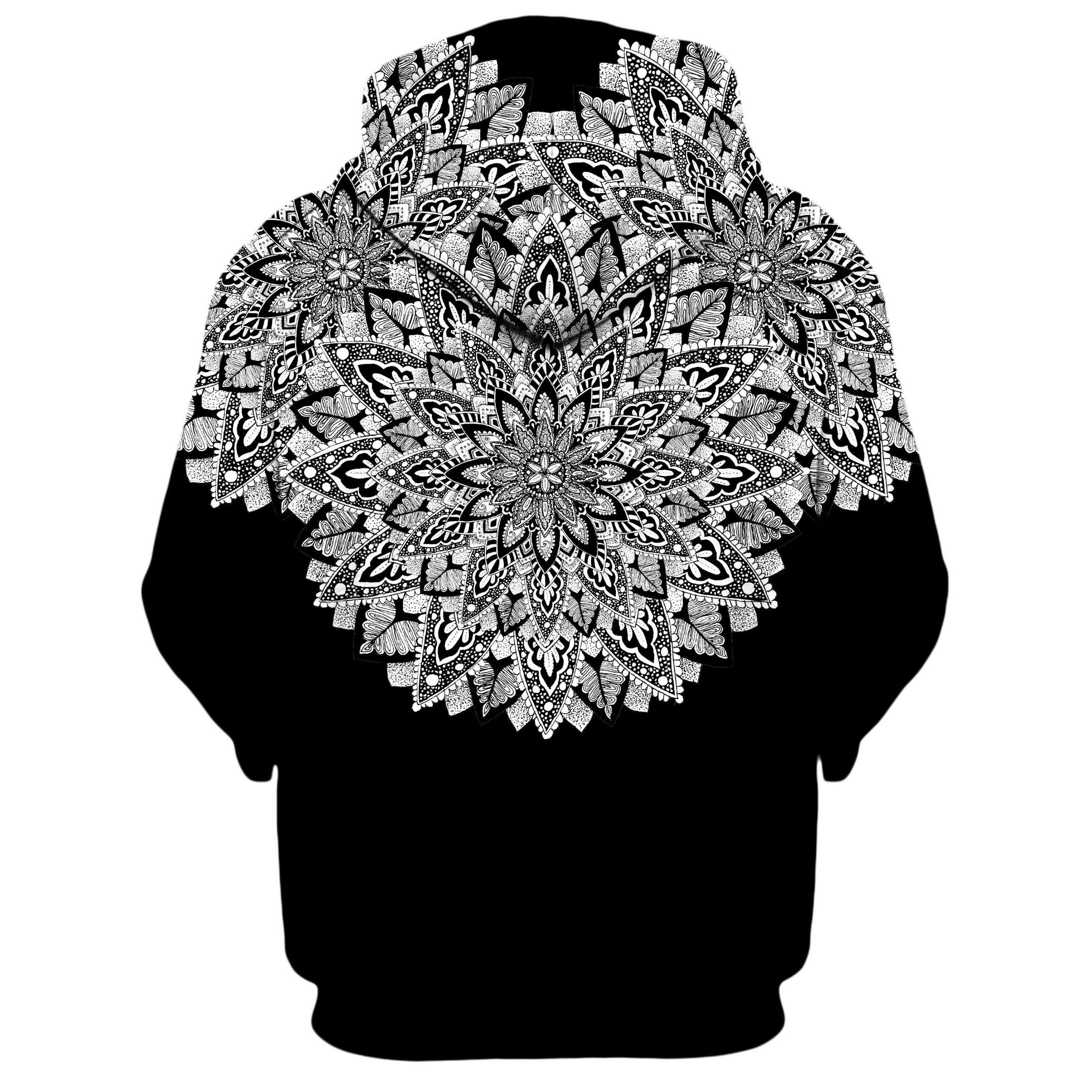 FLORAMANDALA ZIP UP HOODIE