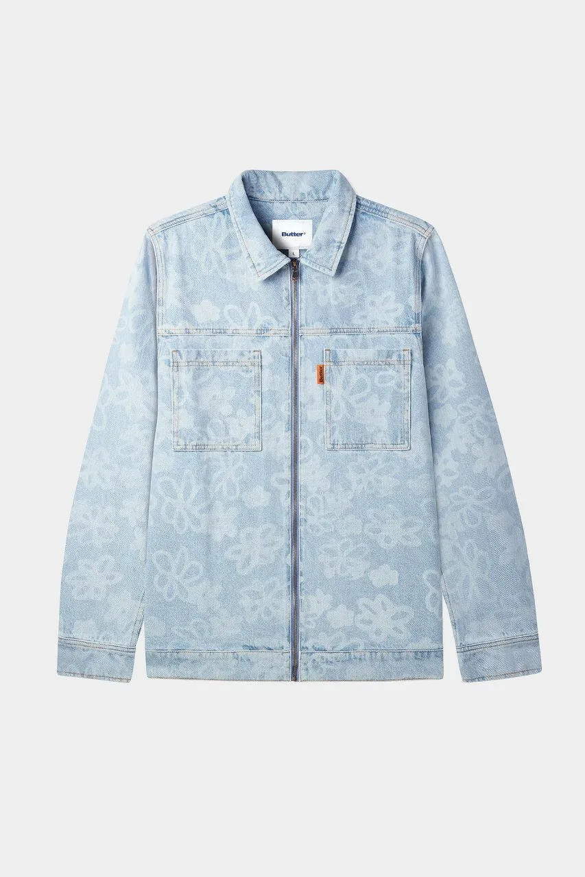 Flowers Denim Jacket