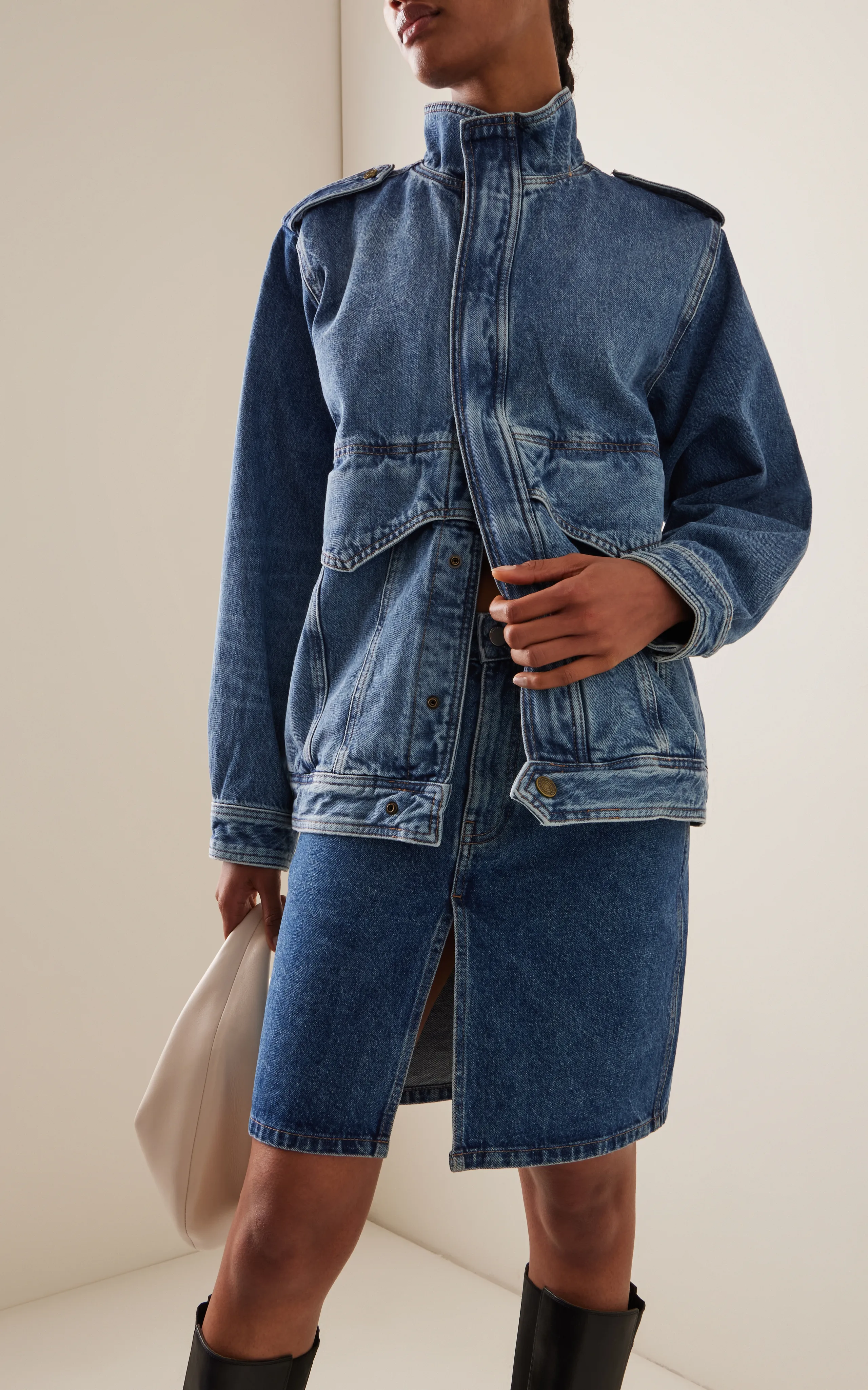 FRAME Oversized Denim Jacket