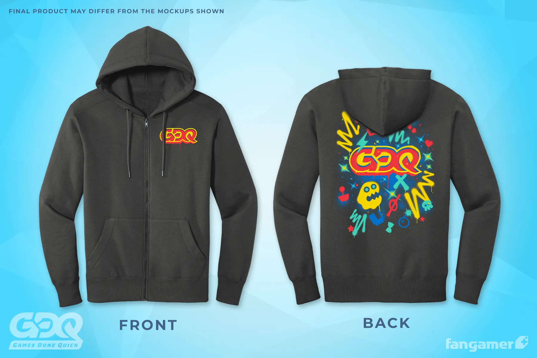 GDQ Graffiti Punk Hoodie