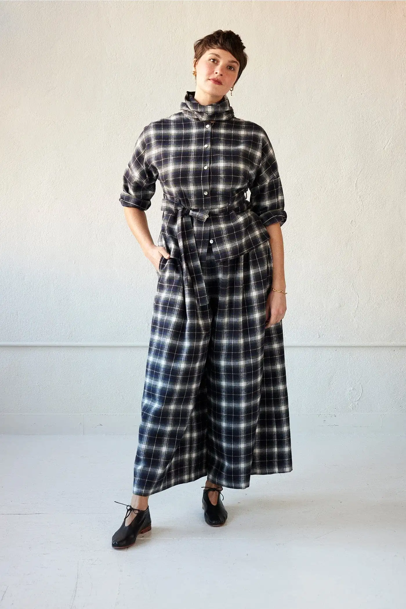 Gretchen Pant in Japanese Flannel