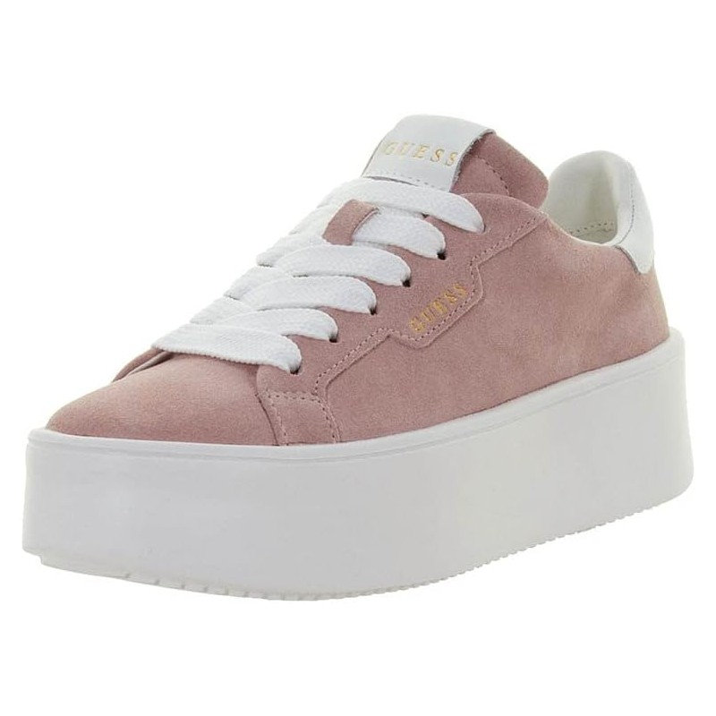 GUESS - Sneaker marilyn vera pelle Rosa - DONNA - GUESS - Tempus Doni