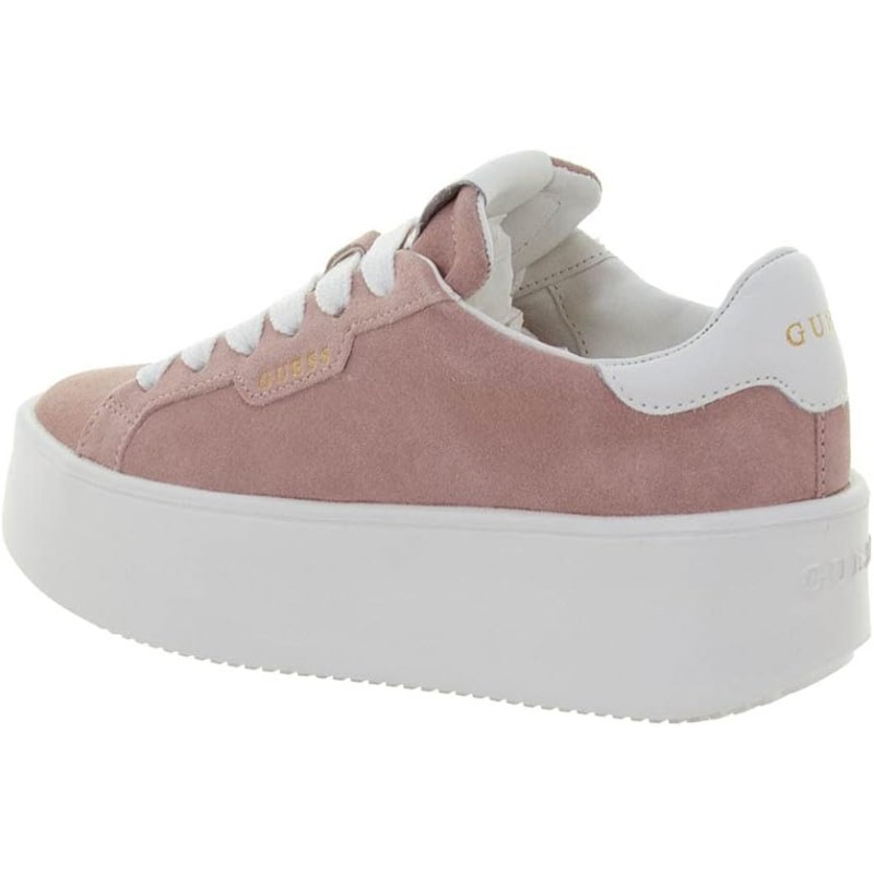 GUESS - Sneaker marilyn vera pelle Rosa - DONNA - GUESS - Tempus Doni