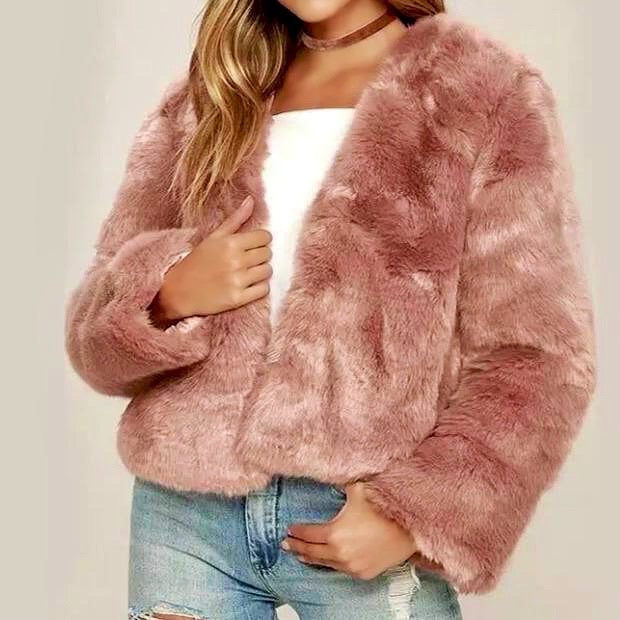 HAPER FAUX FUR COAT