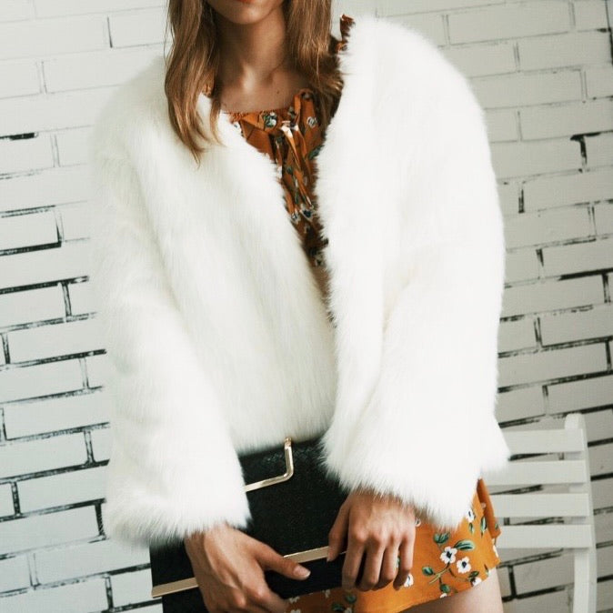 HAPER FAUX FUR COAT