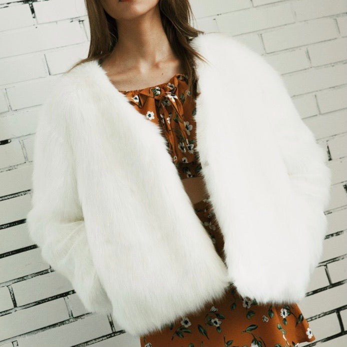 HAPER FAUX FUR COAT