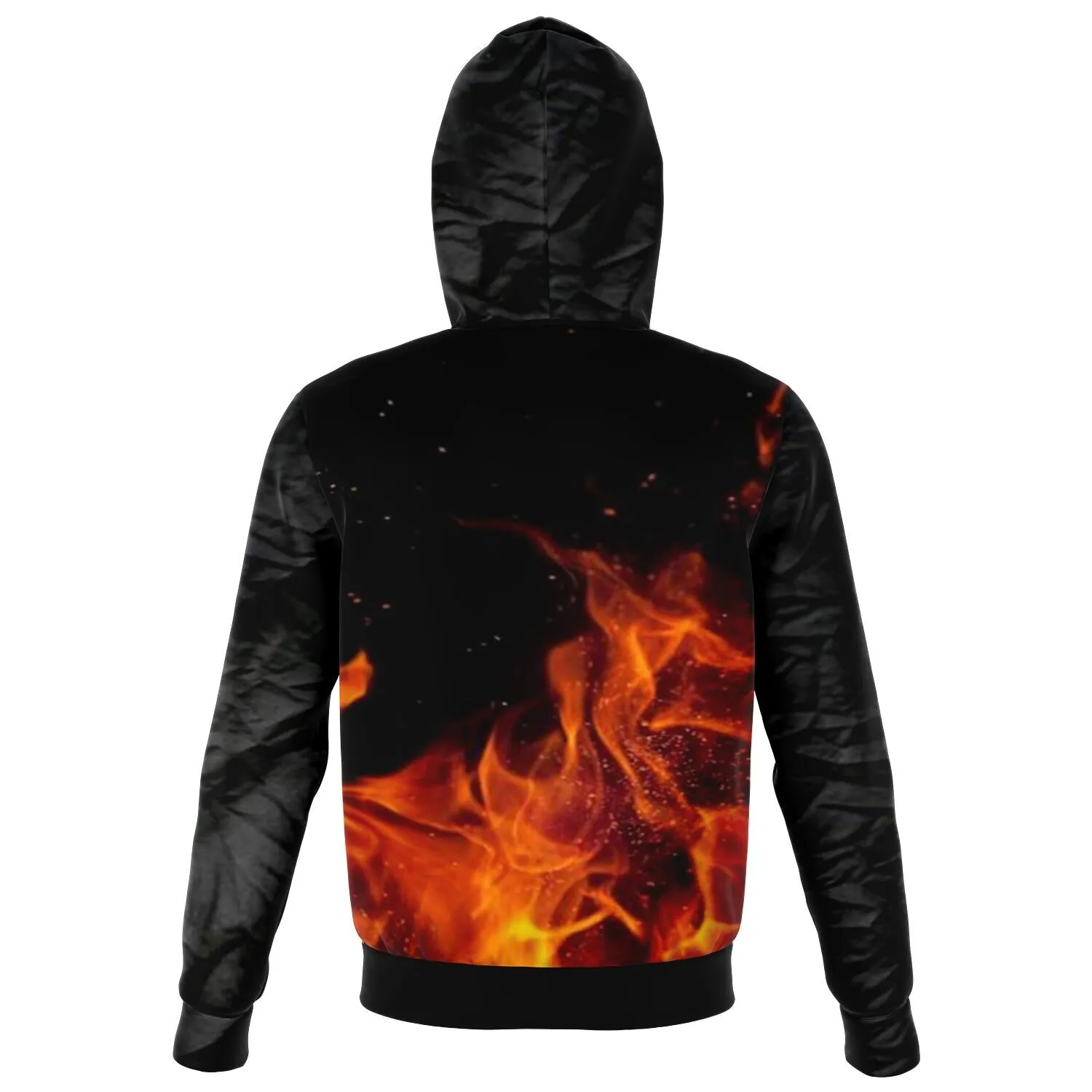 hoodie with zipper fire