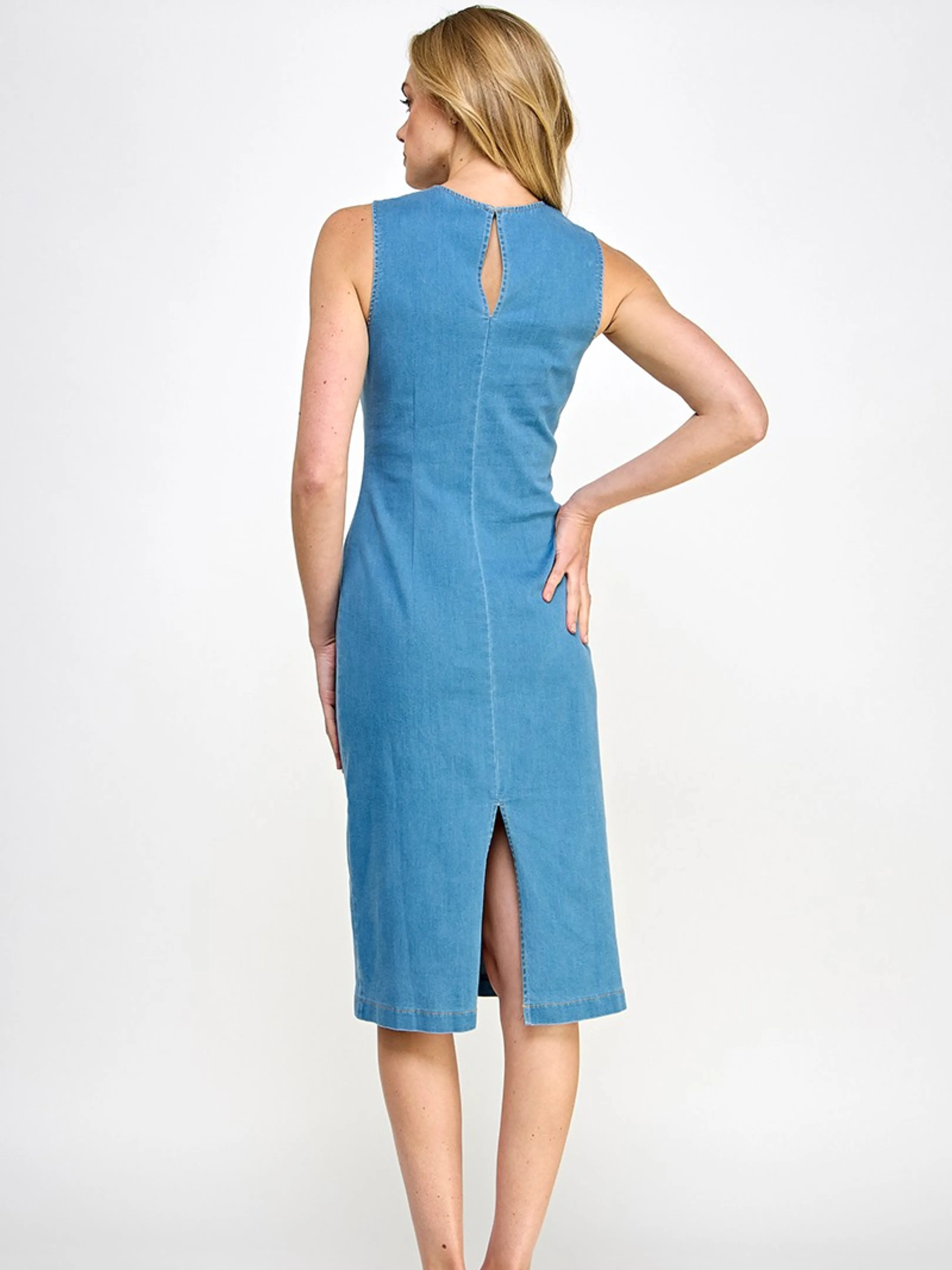 In Your Daydreams Denim Dress