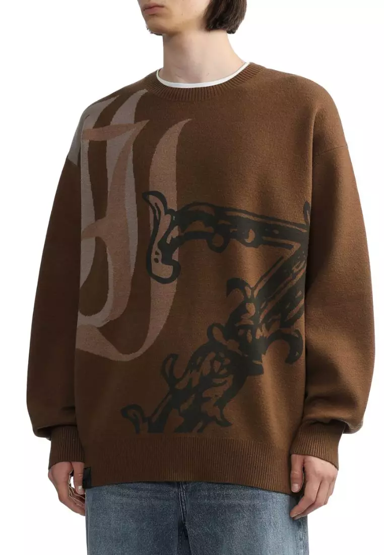 izzue Monogram knit sweater