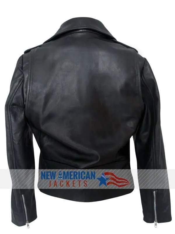 Kim Kardashian Black Biker Jacket - New American Jackets