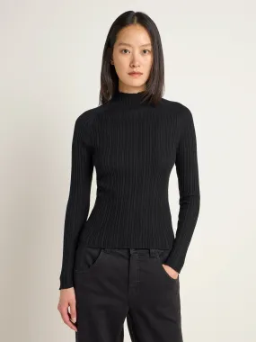 LANIUS Ribbed sweater (GOTS)