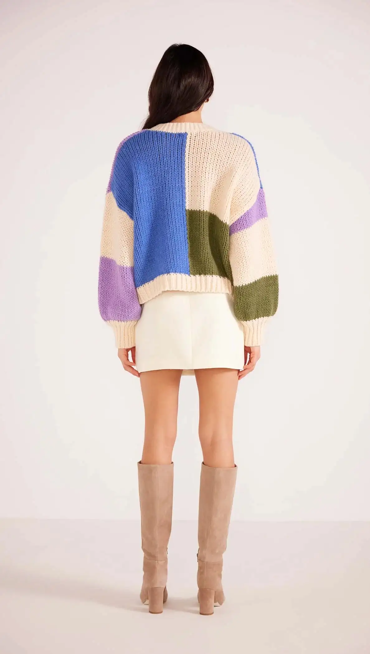 Lawrence Knit Sweater - Multi Colour Block