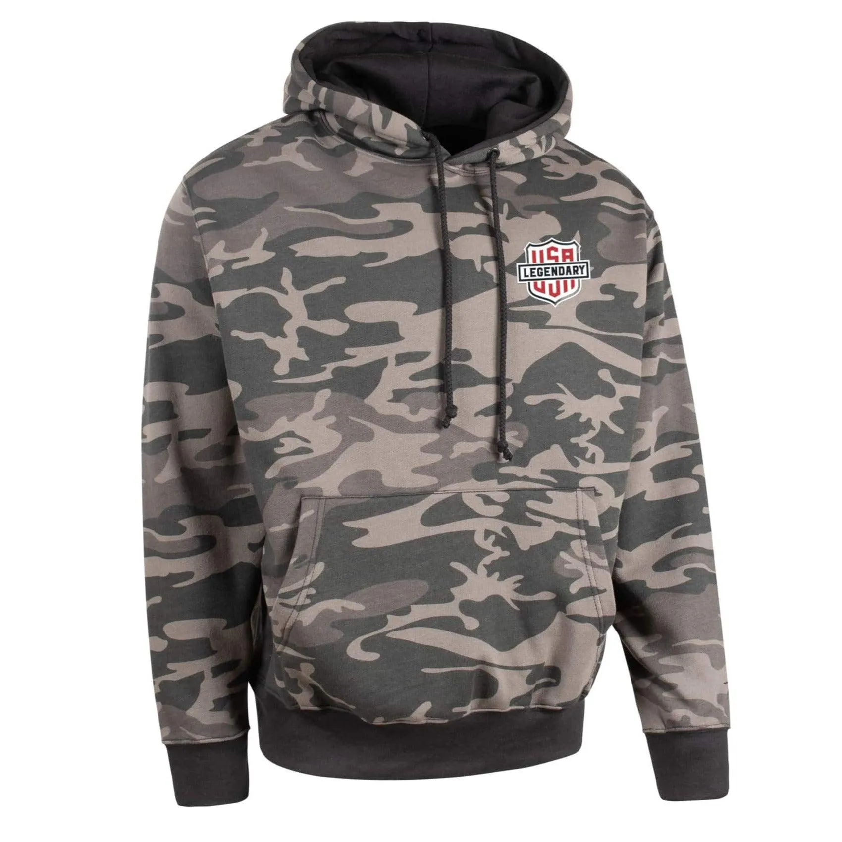 Legendary 'Sniper' 8.3 Oz. Fleece Lined Camo Motorcycle Hoodie