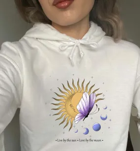 Live By The Sun Love By The Moon | Vegan Hoodie